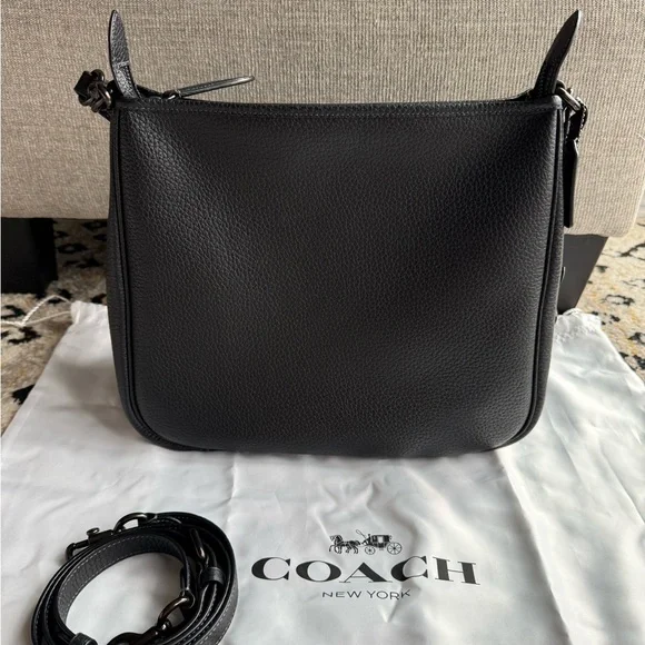 Coach Cary Shoulder Bag Gunmetal - Picture 1 of 16